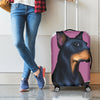 Dobermann Portrait Print Luggage Cover
