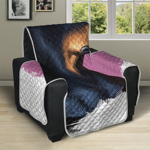 Dobermann Portrait Print Recliner Protector