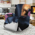 Dobermann Portrait Print Recliner Slipcover