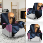 Dobermann Portrait Print Recliner Slipcover