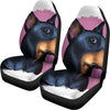 Dobermann Portrait Print Universal Fit Car Seat Covers