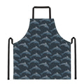 Dolphin Dot Pattern Print Apron