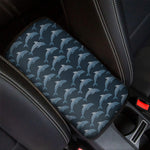 Dolphin Dot Pattern Print Car Center Console Cover