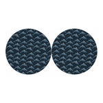 Dolphin Dot Pattern Print Car Coasters