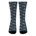 Dolphin Dot Pattern Print Crew Socks