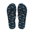 Dolphin Dot Pattern Print Flip Flops