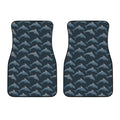 Dolphin Dot Pattern Print Front Car Floor Mats