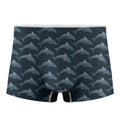 Dolphin Dot Pattern Print Men's Boxer Briefs