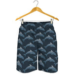 Dolphin Dot Pattern Print Men's Shorts