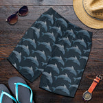 Dolphin Dot Pattern Print Men's Shorts