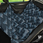 Dolphin Dot Pattern Print Pet Car Back Seat Cover