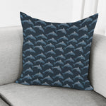 Dolphin Dot Pattern Print Pillow Cover