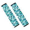 Dolphins In The Ocean Pattern Print Car Seat Belt Covers