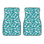 Dolphins In The Ocean Pattern Print Front Car Floor Mats