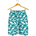 Dolphins In The Ocean Pattern Print Men's Shorts