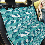 Dolphins In The Ocean Pattern Print Pet Car Back Seat Cover