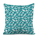 Dolphins In The Ocean Pattern Print Pillow Cover