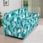 Dolphins In The Ocean Pattern Print Sofa Cover