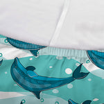 Dolphins In The Ocean Pattern Print Sofa Cover