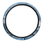 Dolphins Jumping Over Waves Print Car Steering Wheel Cover