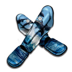 Dolphins Jumping Over Waves Print Muay Thai Shin Guard