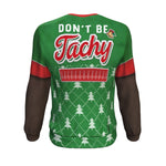 Don't Be Tachy Dark Skin Ugly Christmas Unisex Crewneck Sweatshirt GearFrost