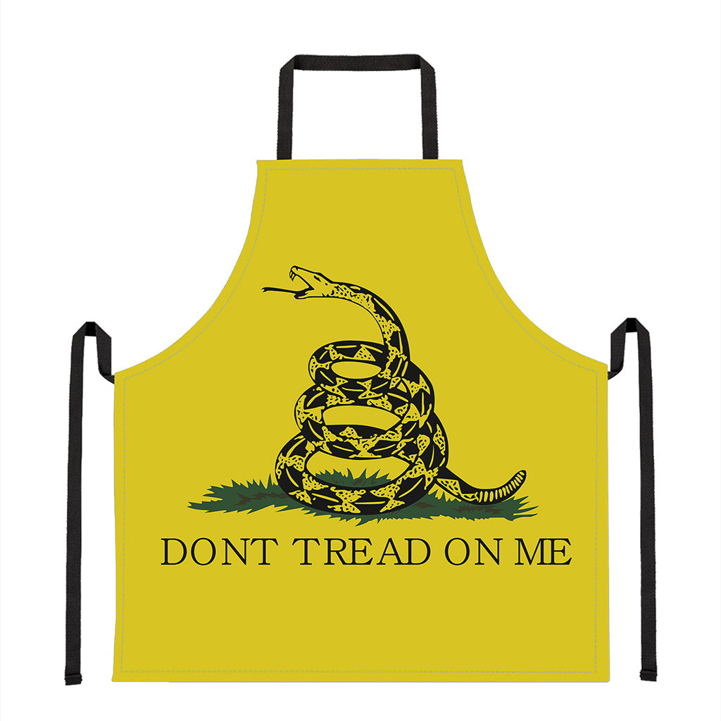 Don't Tread On Me Gadsden Flag Print Apron