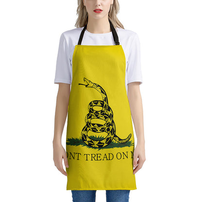 Don't Tread On Me Gadsden Flag Print Apron