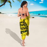 Don't Tread On Me Gadsden Flag Print Beach Sarong Wrap