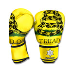 Don't Tread On Me Gadsden Flag Print Boxing Gloves