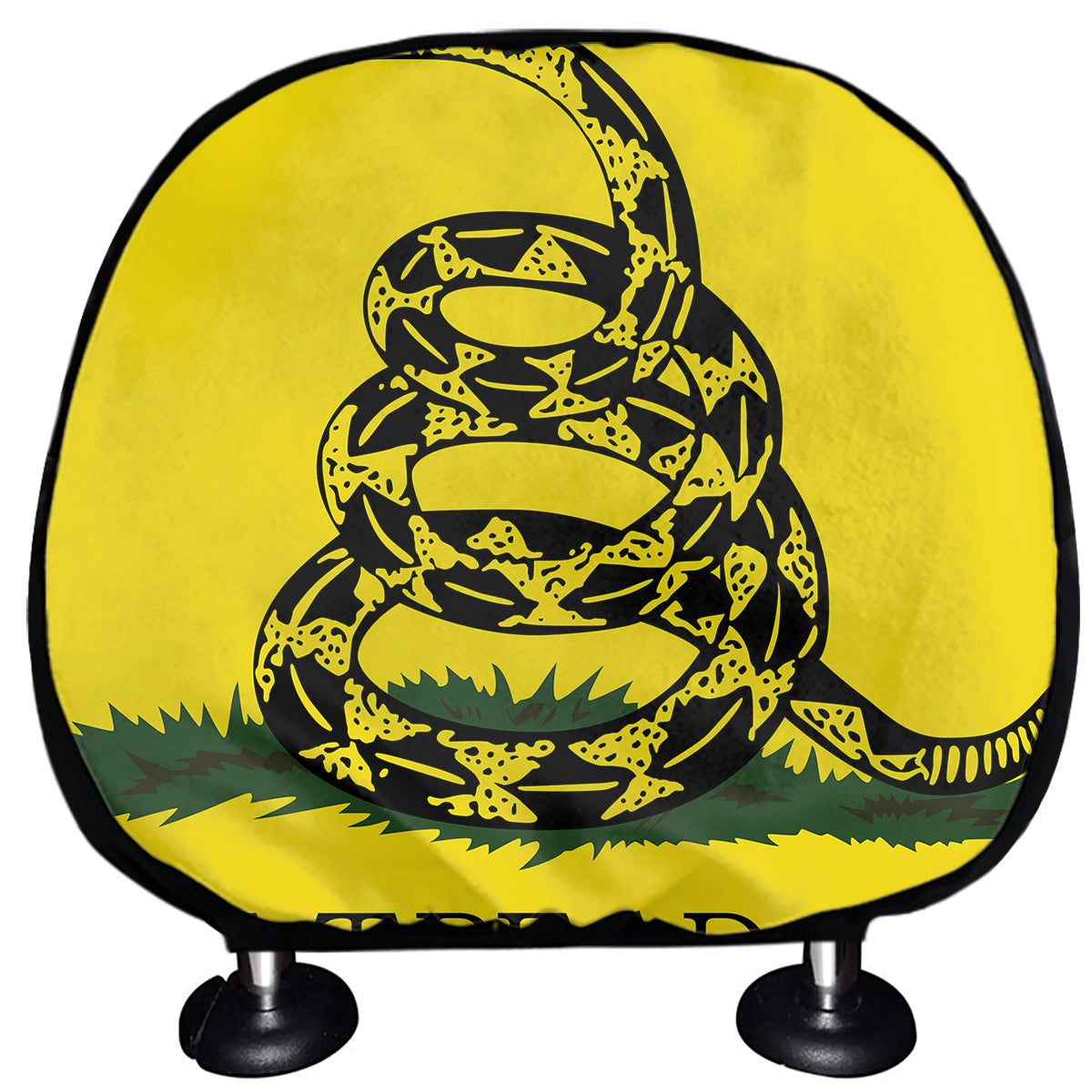 Don't Tread On Me Gadsden Flag Print Car Headrest Covers