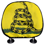 Don't Tread On Me Gadsden Flag Print Car Headrest Covers