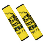 Don't Tread On Me Gadsden Flag Print Car Seat Belt Covers