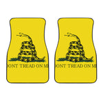 Don't Tread On Me Gadsden Flag Print Front Car Floor Mats