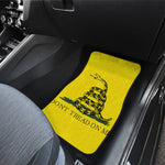 Don't Tread On Me Gadsden Flag Print Front Car Floor Mats