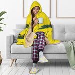 Don't Tread On Me Gadsden Flag Print Hooded Blanket