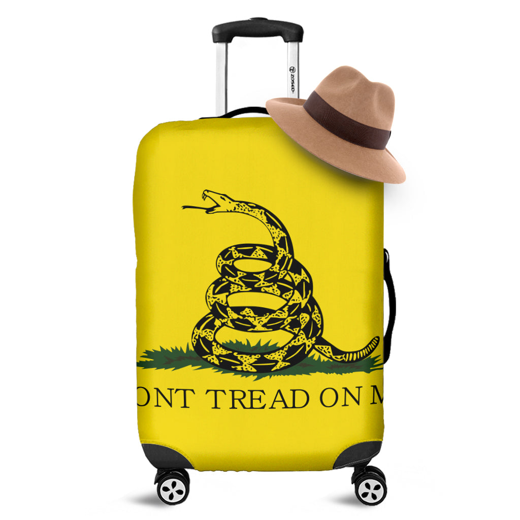 Don't Tread On Me Gadsden Flag Print Luggage Cover