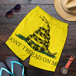 Don't Tread On Me Gadsden Flag Print Men's Shorts