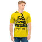 Don't Tread On Me Gadsden Flag Print Men's T-Shirt