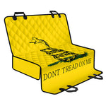 Don't Tread On Me Gadsden Flag Print Pet Car Back Seat Cover