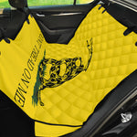 Don't Tread On Me Gadsden Flag Print Pet Car Back Seat Cover