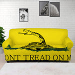 Don't Tread On Me Gadsden Flag Print Sofa Cover