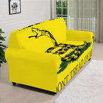 Don't Tread On Me Gadsden Flag Print Sofa Cover