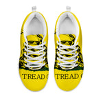 Don't Tread On Me Gadsden Flag Print White Sneakers