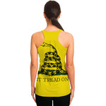 Don't Tread On Me Gadsden Flag Print Women's Racerback Tank Top