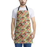 Donuts Pattern Print Apron