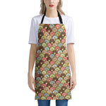 Donuts Pattern Print Apron