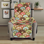 Donuts Pattern Print Armchair Protector