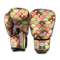 Donuts Pattern Print Boxing Gloves