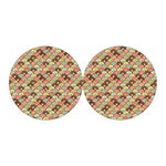 Donuts Pattern Print Car Coasters